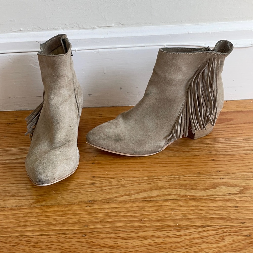Seychelles Fringe Booties